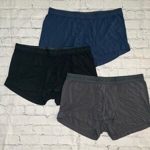 David Archy Men's Dual Pouch Ultra-Soft Modal Trunks size M